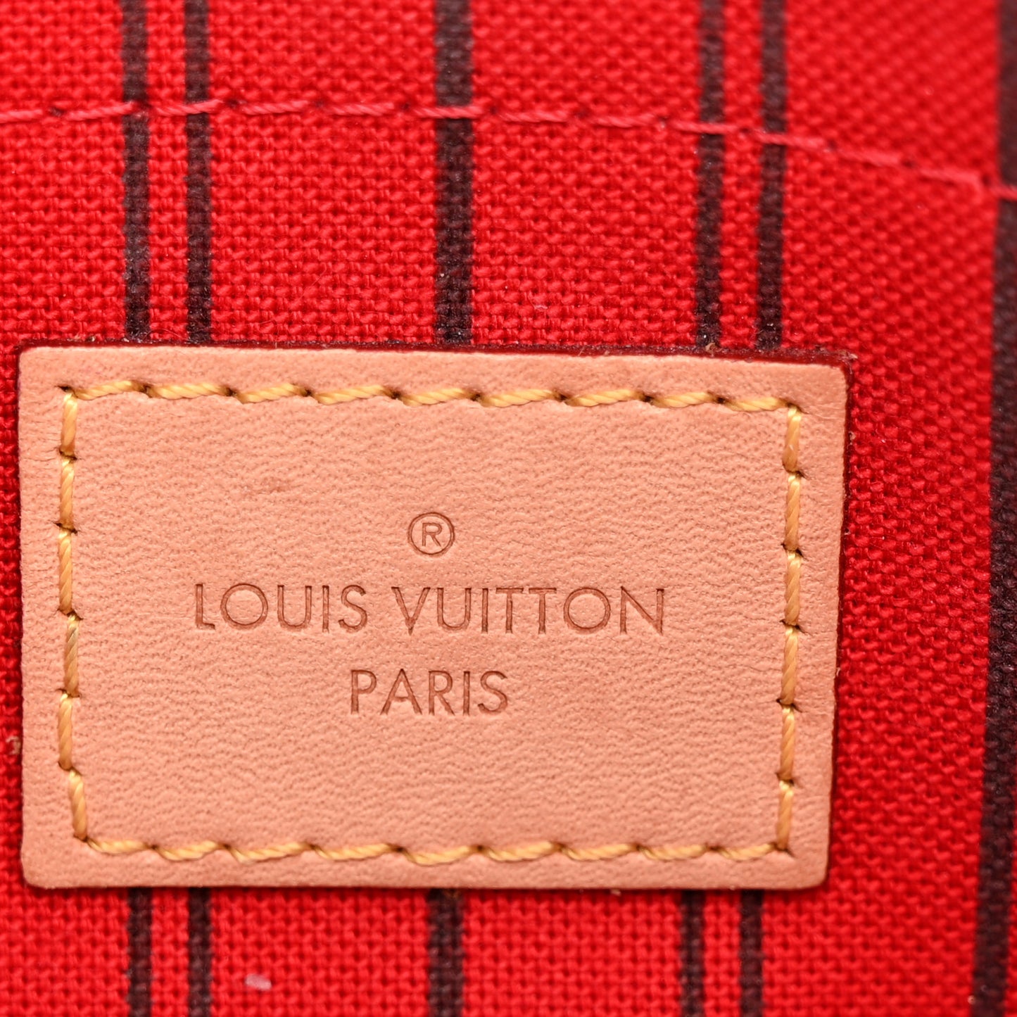 Monogram Neverfull MM GM Pochette Cherry