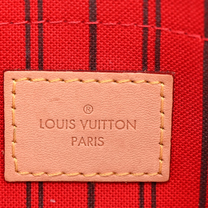 Louis Vuitton Monogram Neverfull MM GM Pochette Cherry 6 of 9