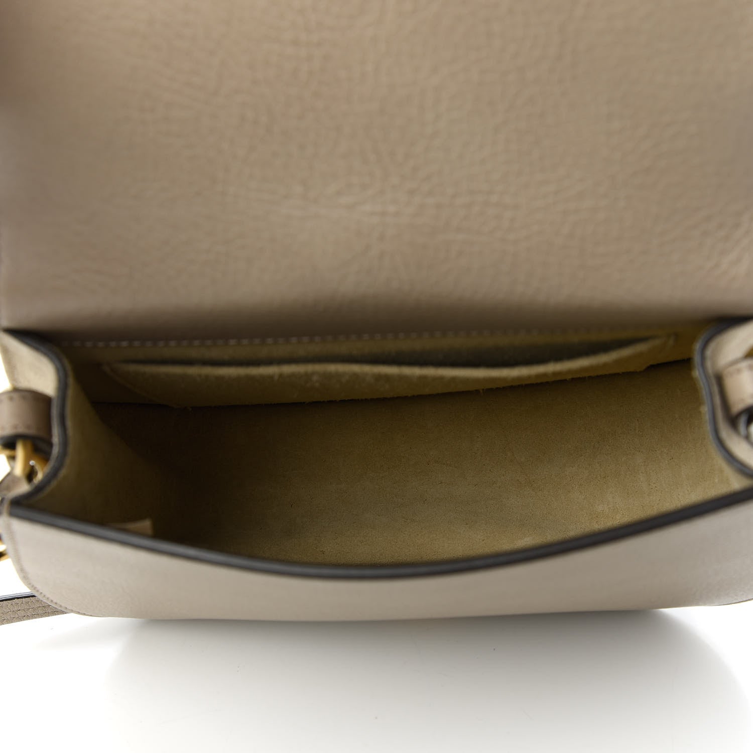 Chloe Calfskin Suede Medium Nile Bracelet Bag Motty Grey 5 of 10
