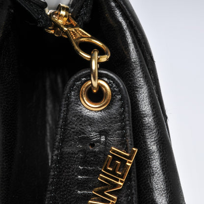 Chanel Quilted Lambskin Shopping Tote Black 10 of 10