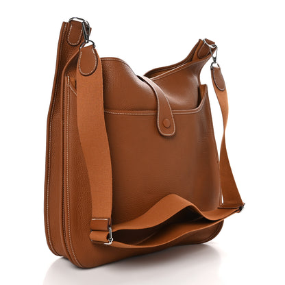 Hermes Taurillon Clemence Evelyne III TGM Gold 3 of 10