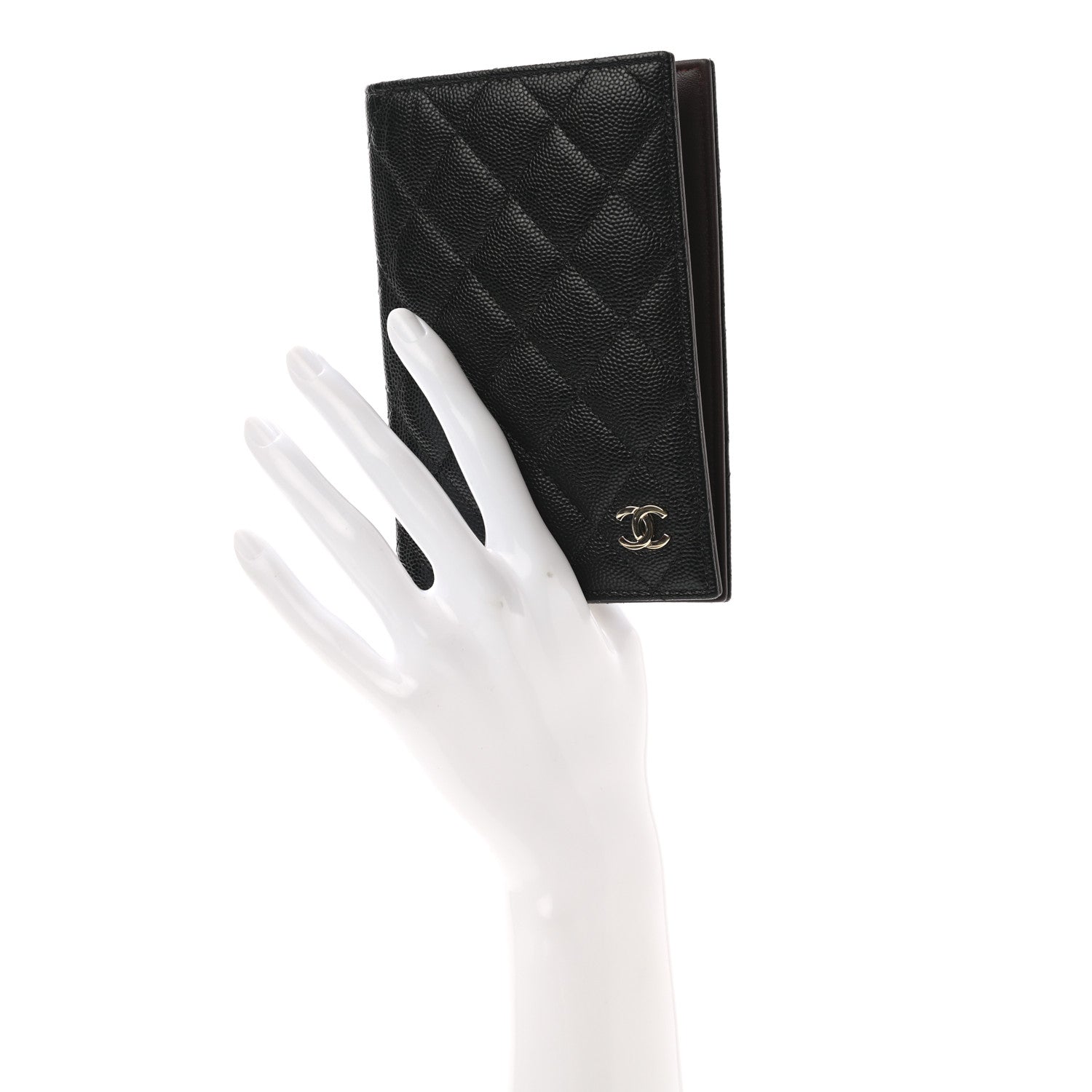 Chanel Caviar Quilted Passport Holder Black 3 of 10