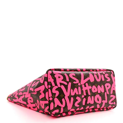 Louis Vuitton Monogram Graffiti Neverfull GM Fuchsia 4 of 12