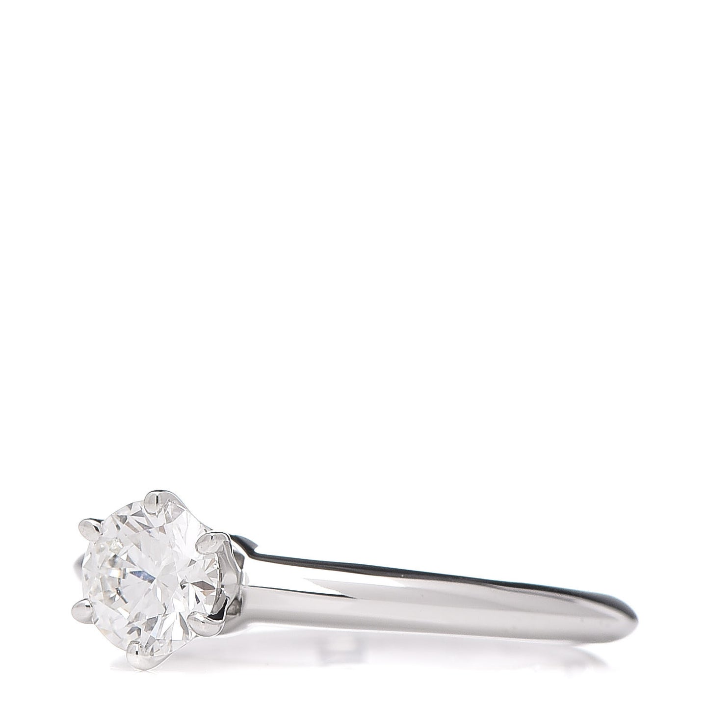 Platinum Diamond .48ct Solitaire Engagement 49 4.75