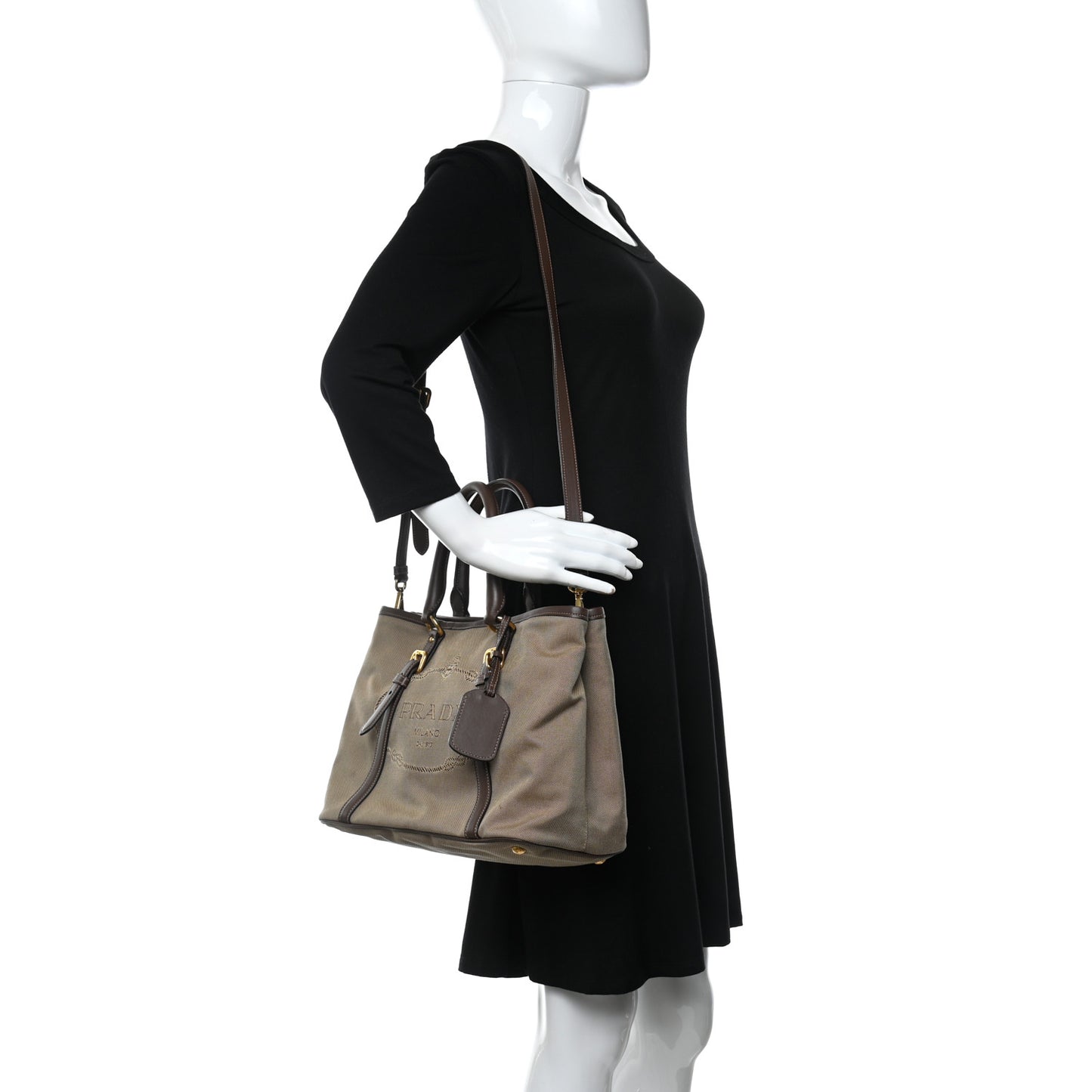 Jacquard Logo Tote Moro