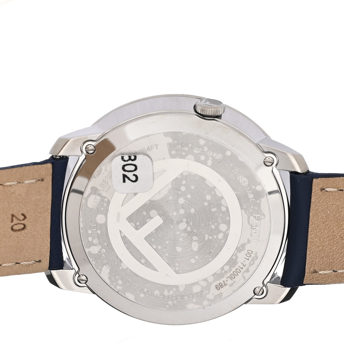 Stainless Steel Calfskin 40mm Run Away Quartz Watch Blue