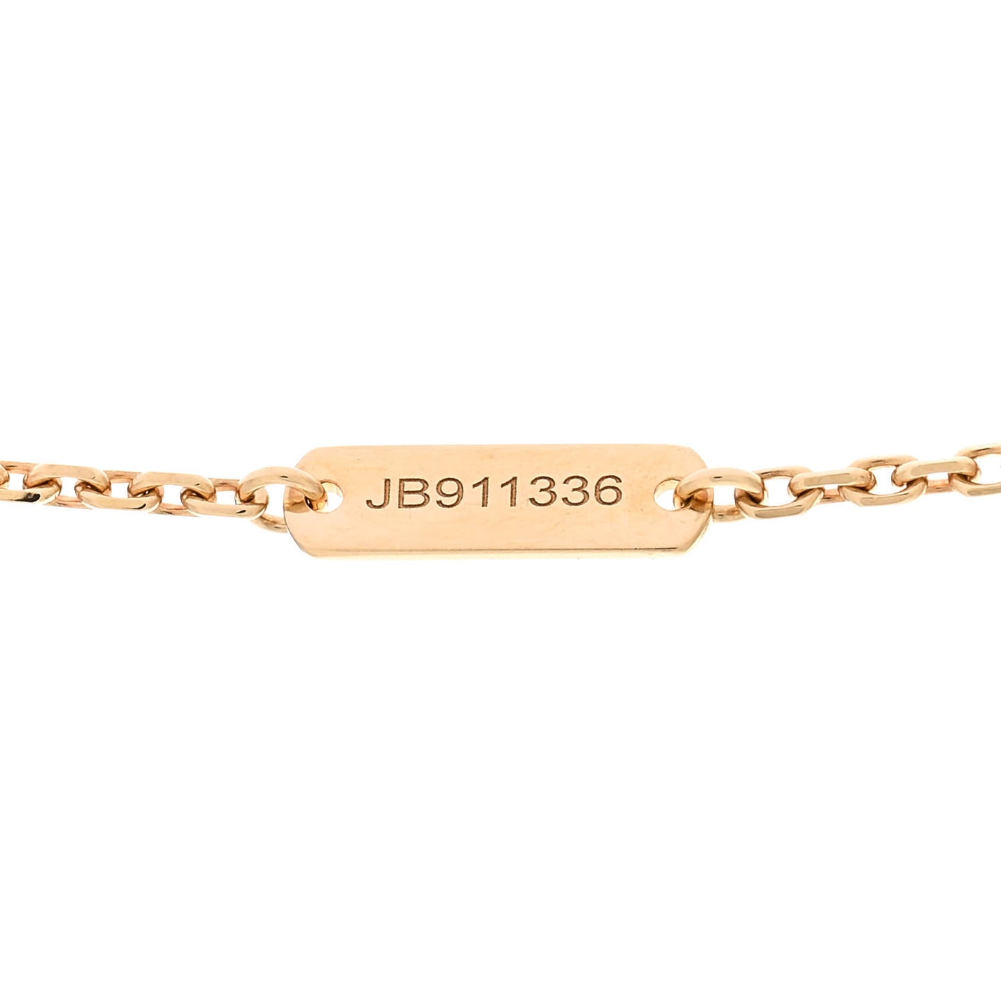 18K Yellow Gold Vintage Alhambra Pendant Necklace