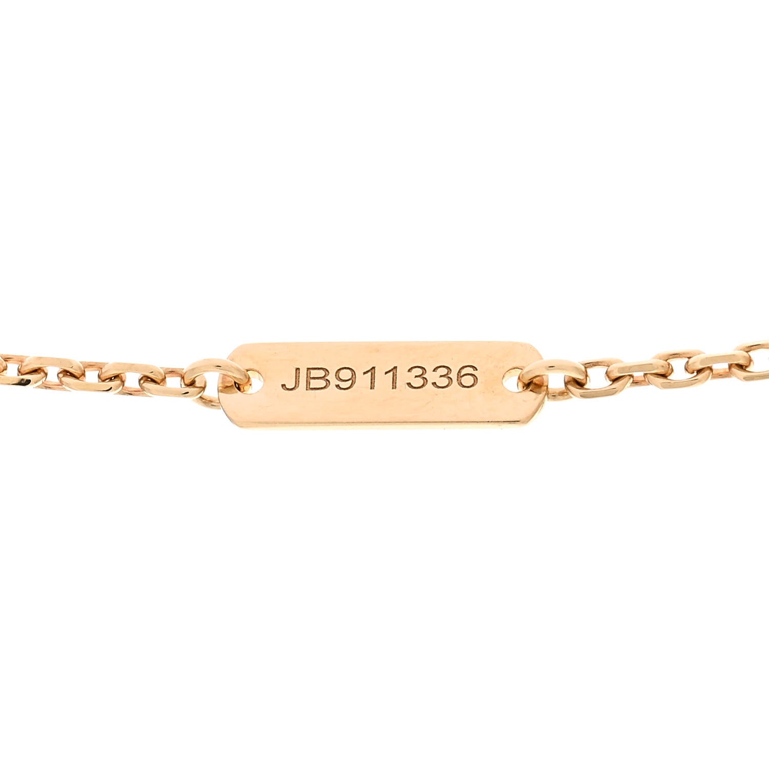 Van Cleef & Arpels 18K Yellow Gold Vintage Alhambra Pendant Necklace 4 of 6