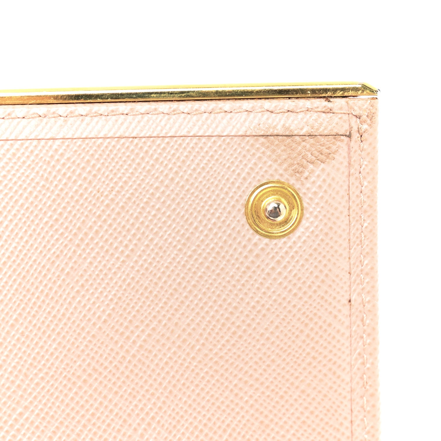 Prada Saffiano Metal Bar Continental Flap Wallet Orchidea 9 of 9