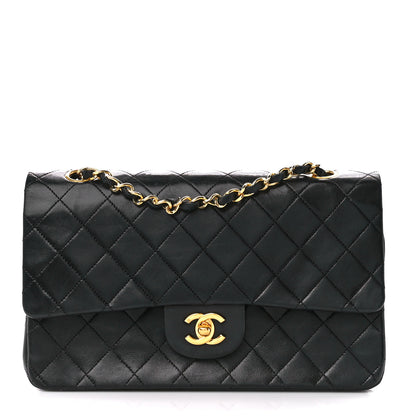 Chanel Lambskin Quilted Medium Double Flap Black 1 of 11