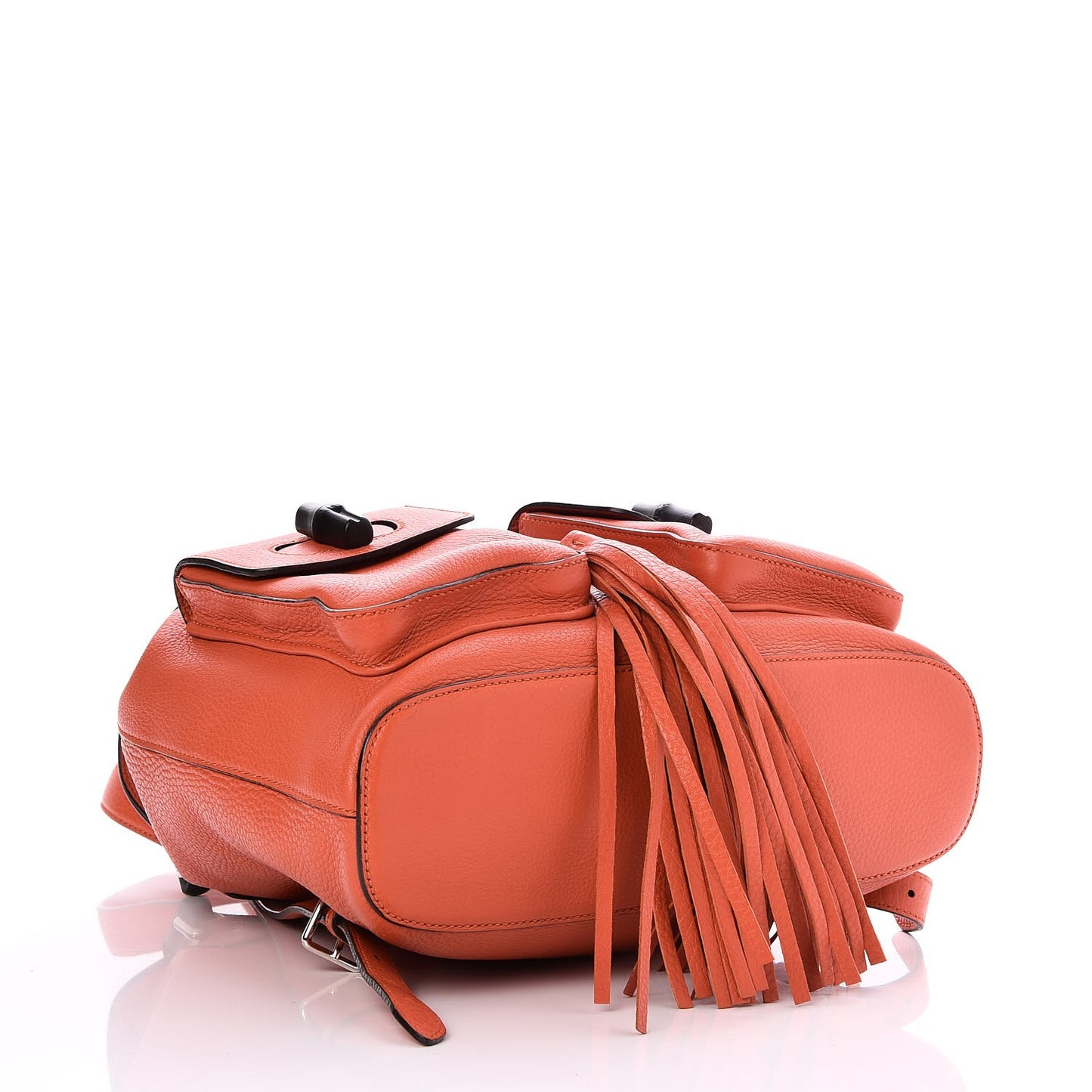 Cellarius Calfskin Medium Bamboo Backpack New Dark Orange