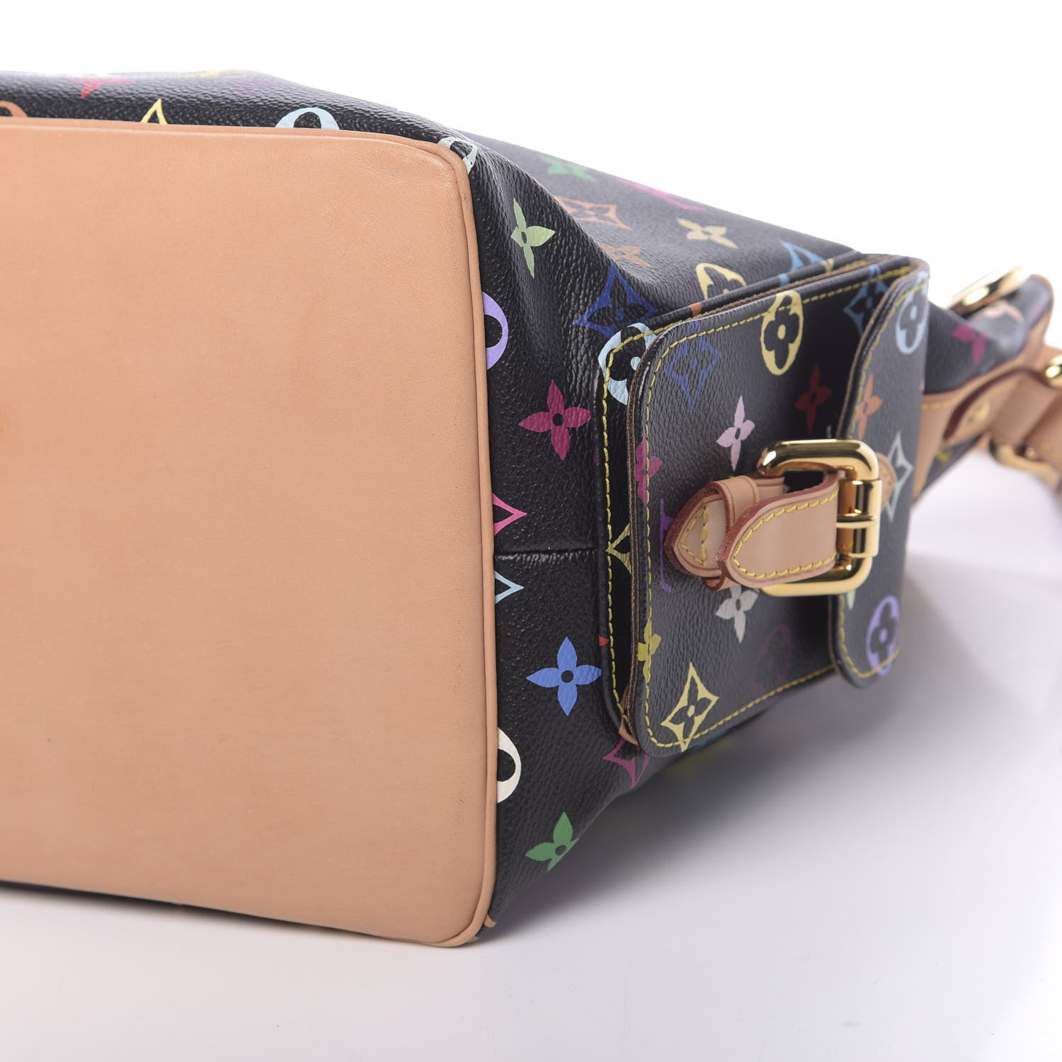 Louis Vuitton Monogram Multicolor Petit Noe Black 10 of 10