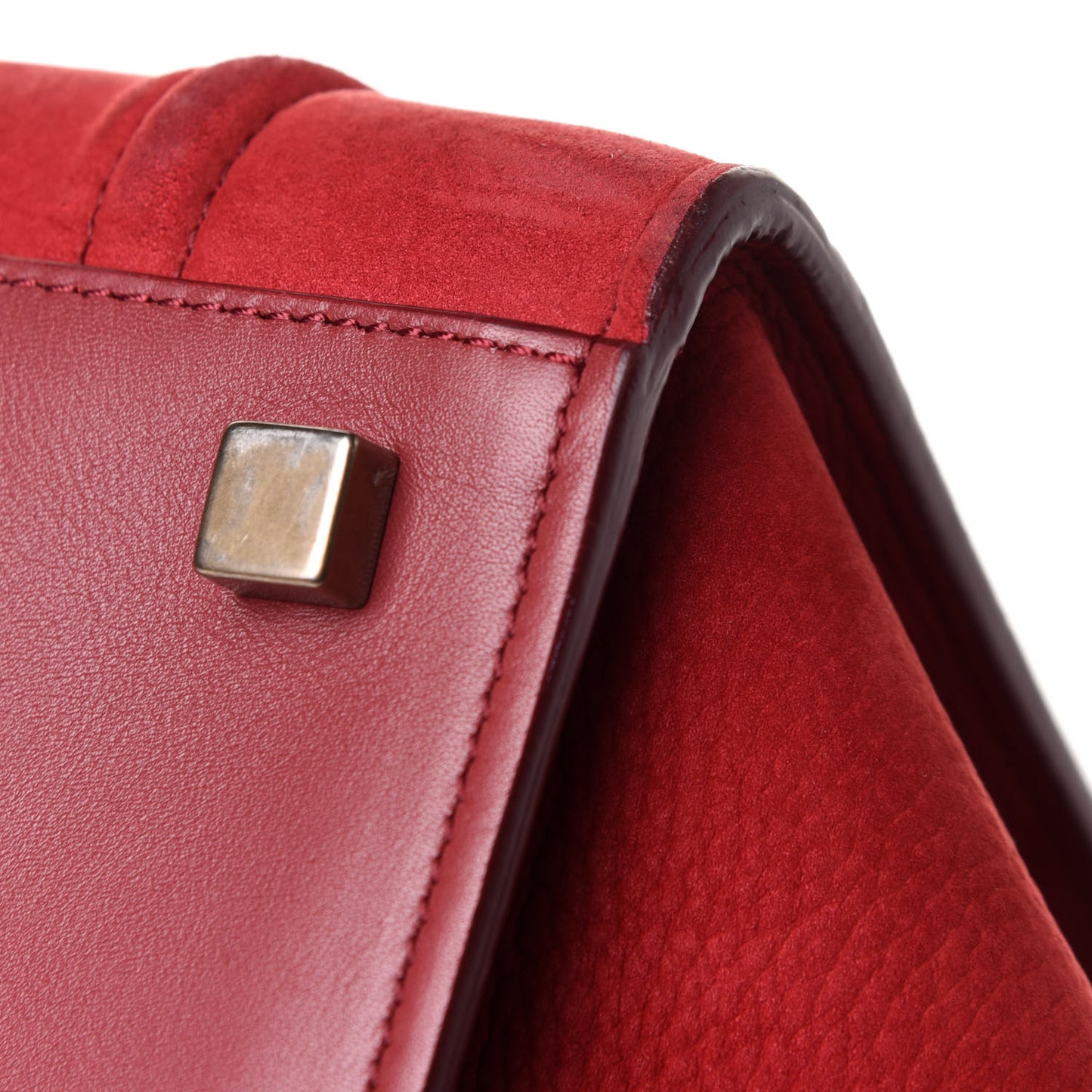 Nubuck Medium Phantom Luggage Red