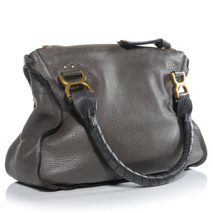 Chloe Calfskin Medium Marcie Satchel Ash 3 of 7