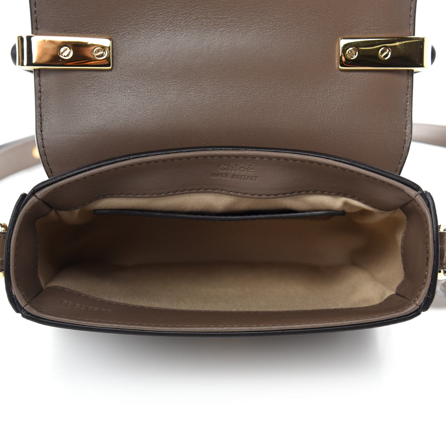 Calfskin Crocodile Embossed Mini C Double Carry