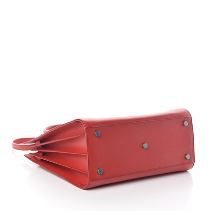 Saint Laurent Calfskin Small Sac De Jour Lipstick Red 3 of 7