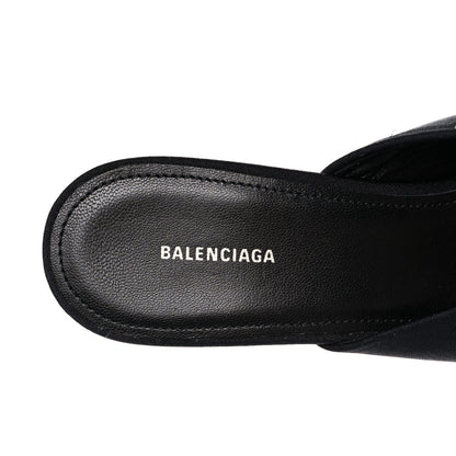 Balenciaga Satin Crystal Embellished Knife Mules 37.5 Black 7 of 10