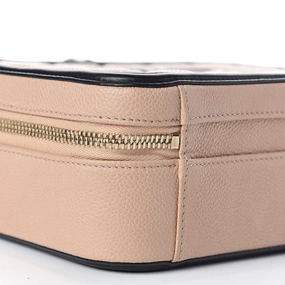 Chanel Caviar Quilted Medium CC Filigree Vanity Case Beige Black 10 of 13