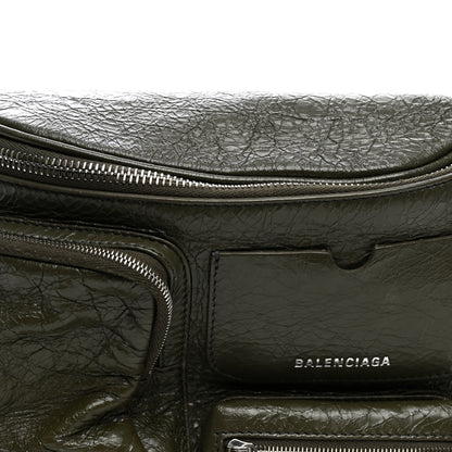Balenciaga Agneau Arena Superbusy Belt Bag Khaki 8 of 12