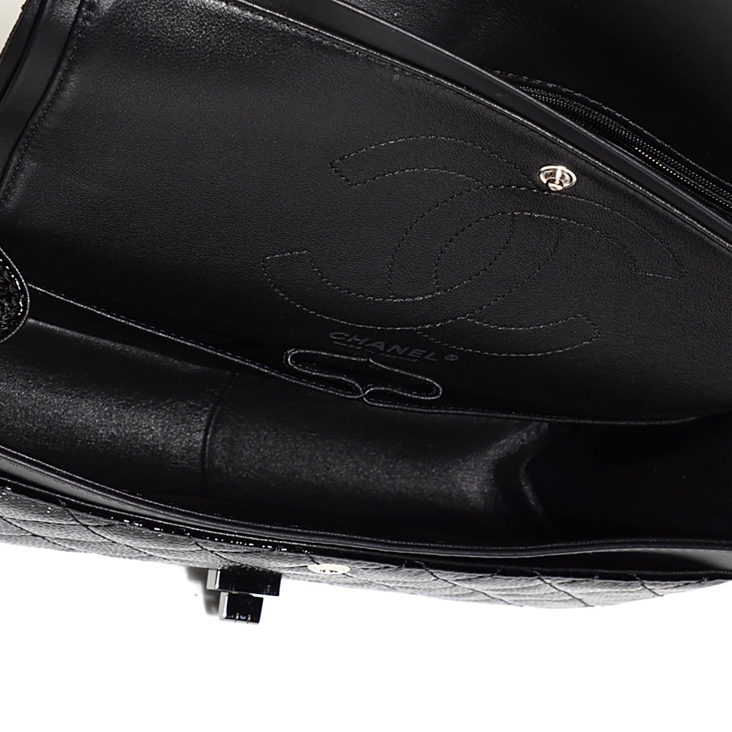 Chanel Patent Caviar Quilted 2.55 Reissue 226 Flap Black 5 of 8