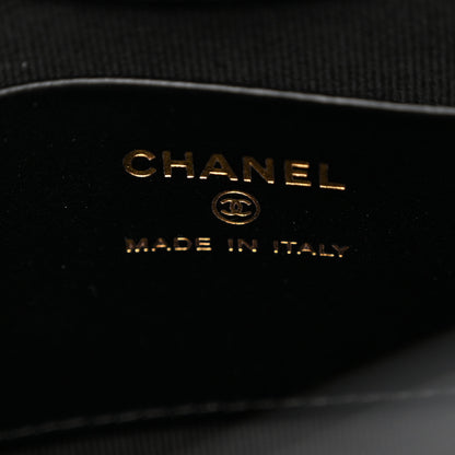 Chanel Shiny Crumpled Calfskin Quilted Nano 31 Shopping Bag Black 6 of 11