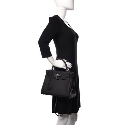 Hermes Togo Kelly Retourne 28 Black 2 of 41