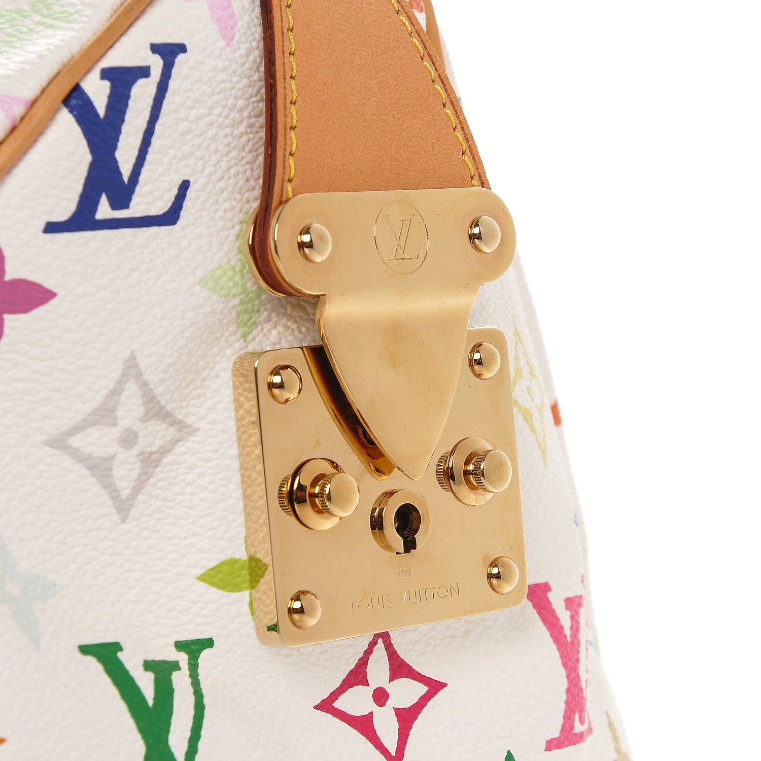 Louis Vuitton Monogram Multicolor Speedy 30 White 7 of 9