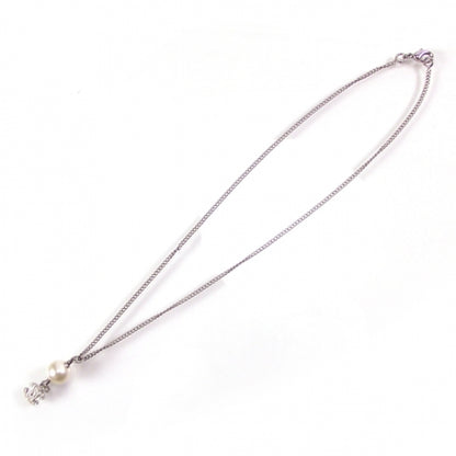 Chanel Pearl Crystal CC Necklace 1 of 5