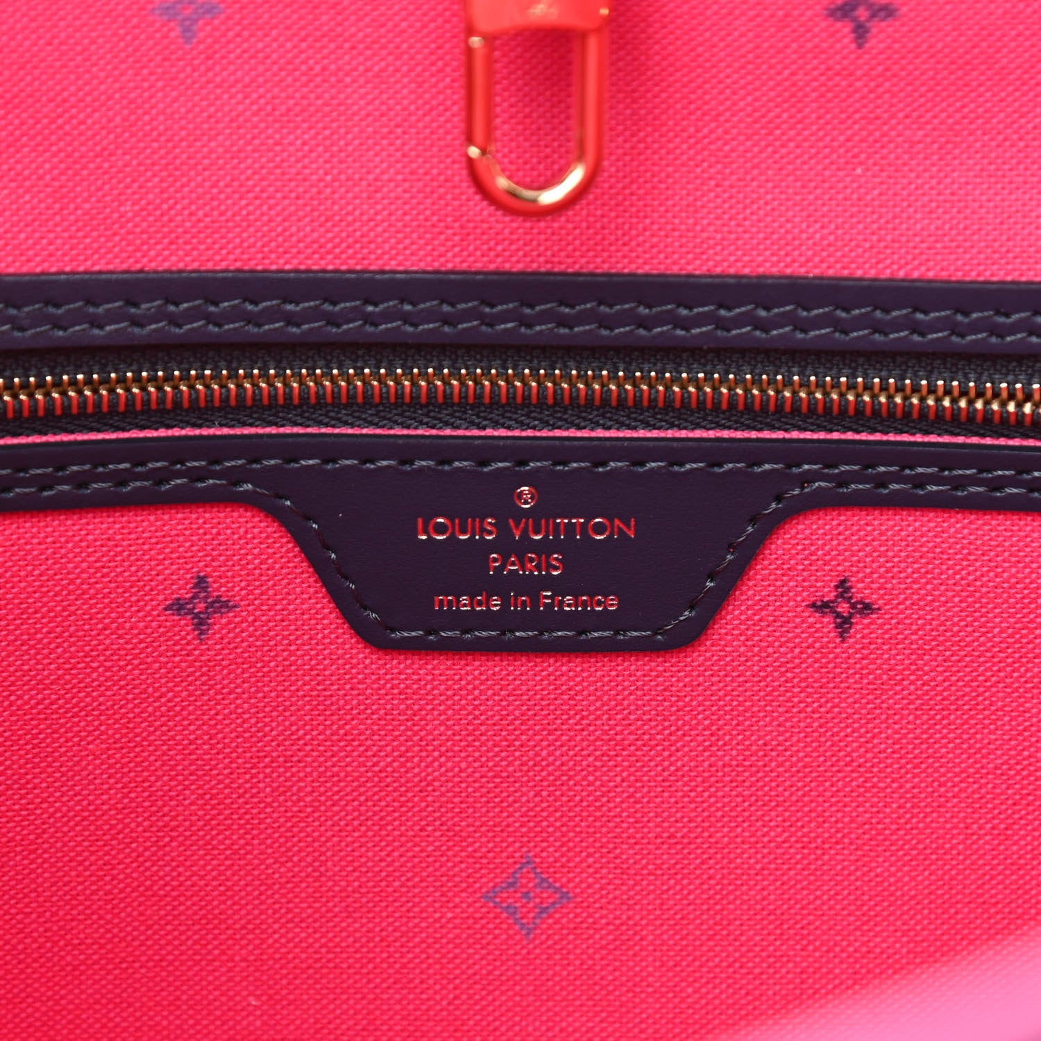 Louis Vuitton Monogram Giant Spring In The City Neverfull MM Midnight Fuchsia 7 of 11