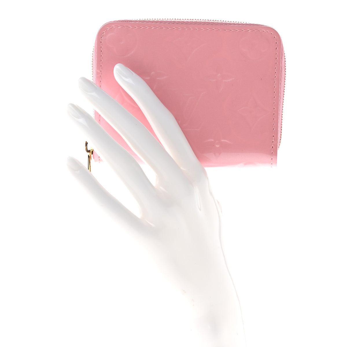 Vernis Valentine's Day Zippy Coin Purse Mochi Pink