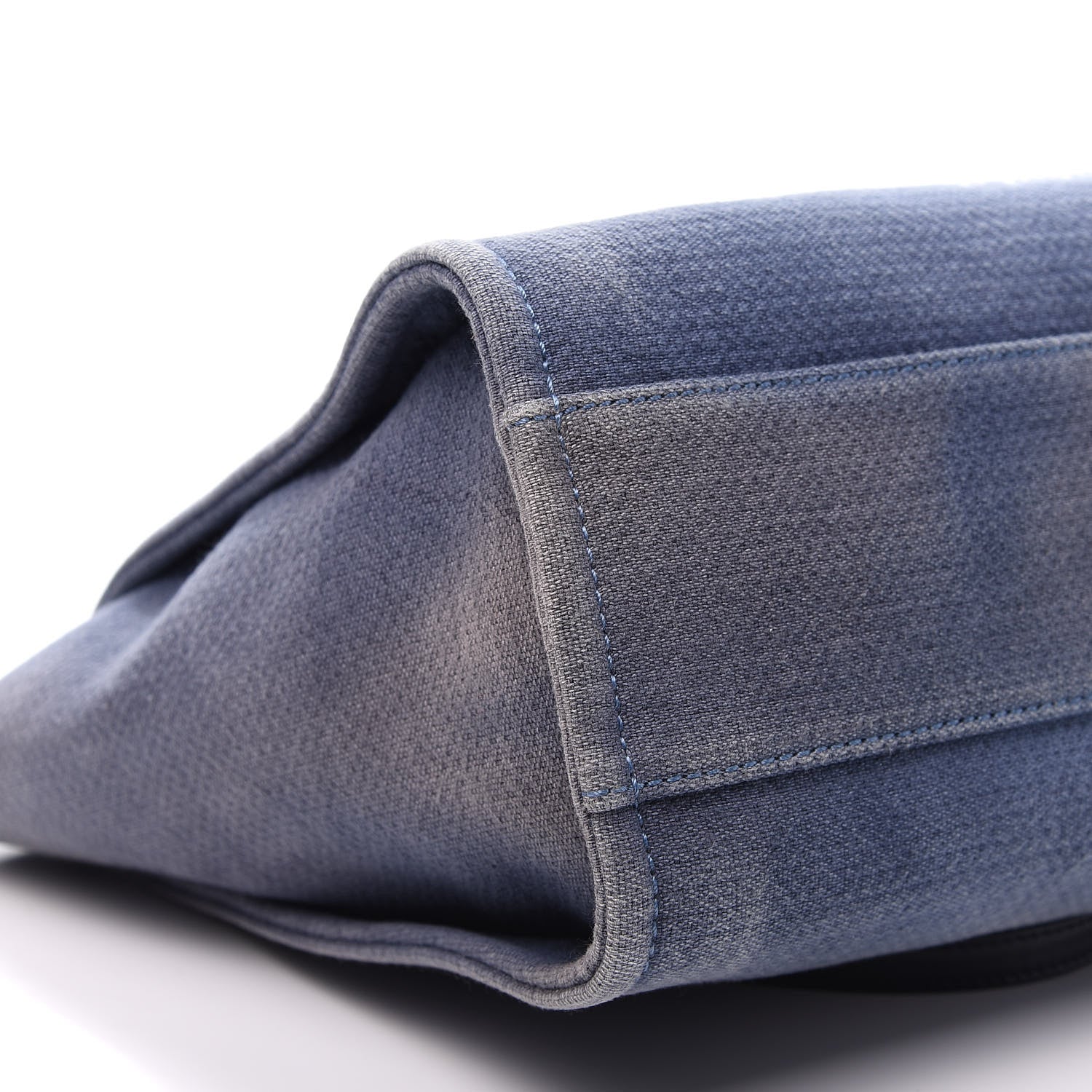 Chanel Canvas Small Deauville Tote Blue 6 of 10