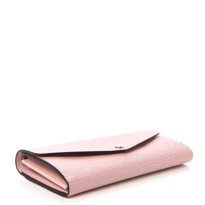 Louis Vuitton Epi Sarah Wallet NM Rose Ballerine 4 of 9