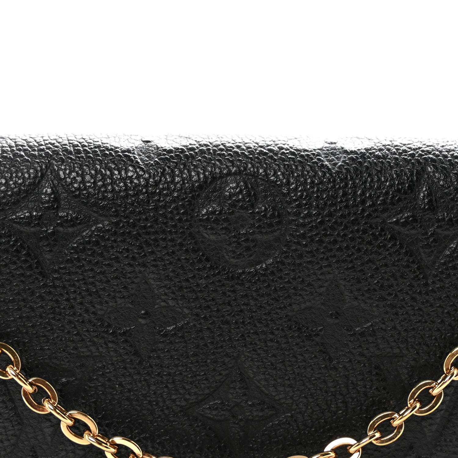 Louis Vuitton Empreinte Pochette Felicie Chain Wallet Black 8 of 11