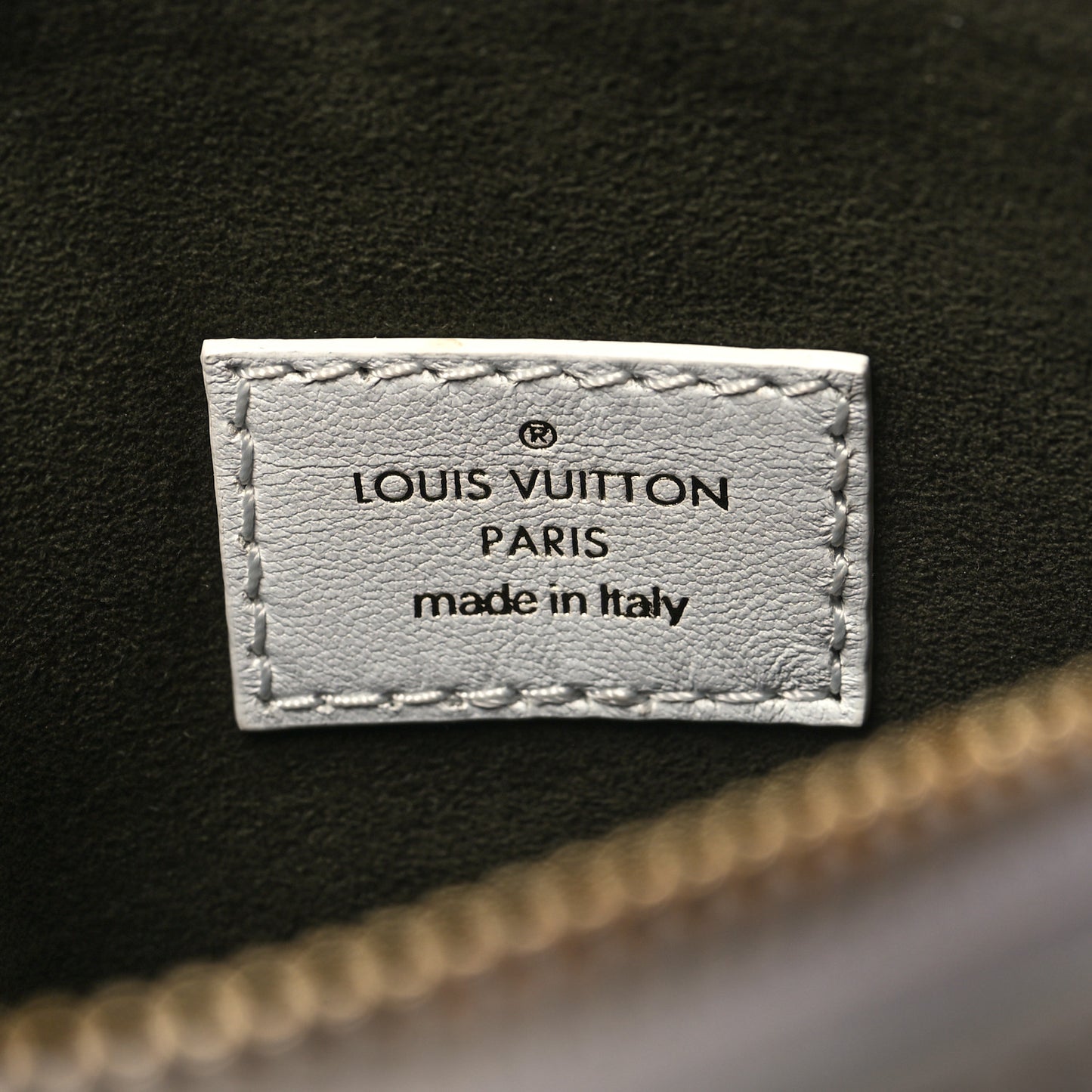 Lambskin Embossed Monogram Coussin BB White