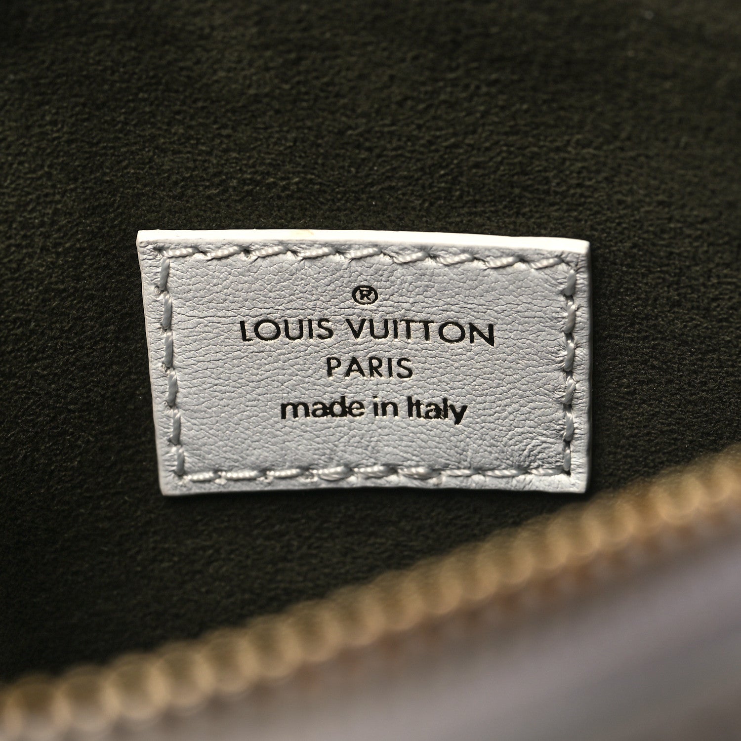 Louis Vuitton Lambskin Embossed Monogram Coussin BB White 8 of 12