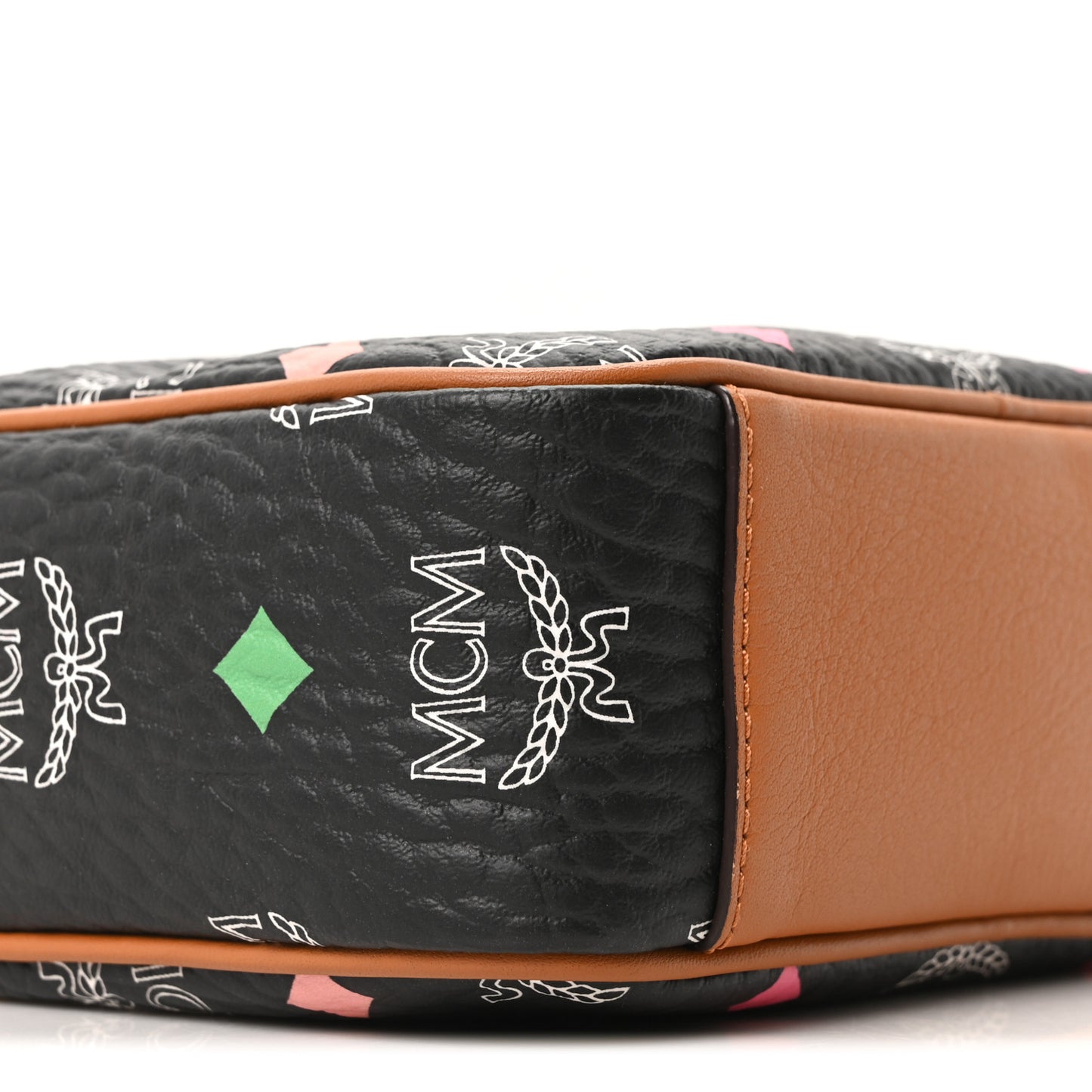Skyoptic Visetos Camera Crossbody Bag Spectrum Diamond Black Cognac