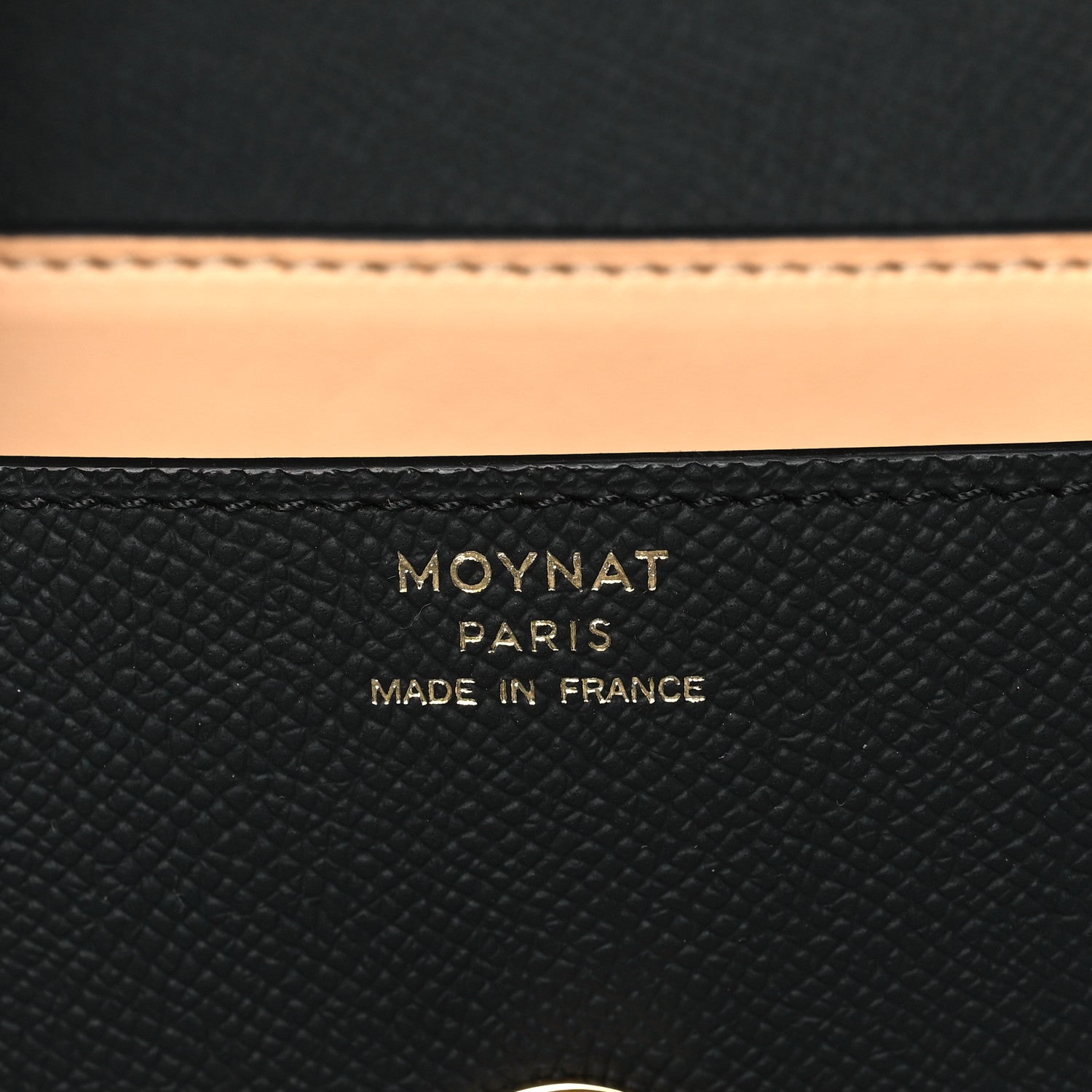 Moynat Carat Calfskin Gabrielle Clutch Black 6 of 9