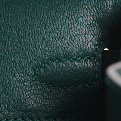 Hermes Togo Birkin 25 Malachite 17 of 26