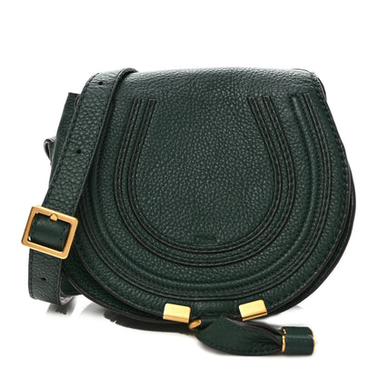 Chloe Calfskin Mini Marcie Round Crossbody Bag Rainforest 1 of 9