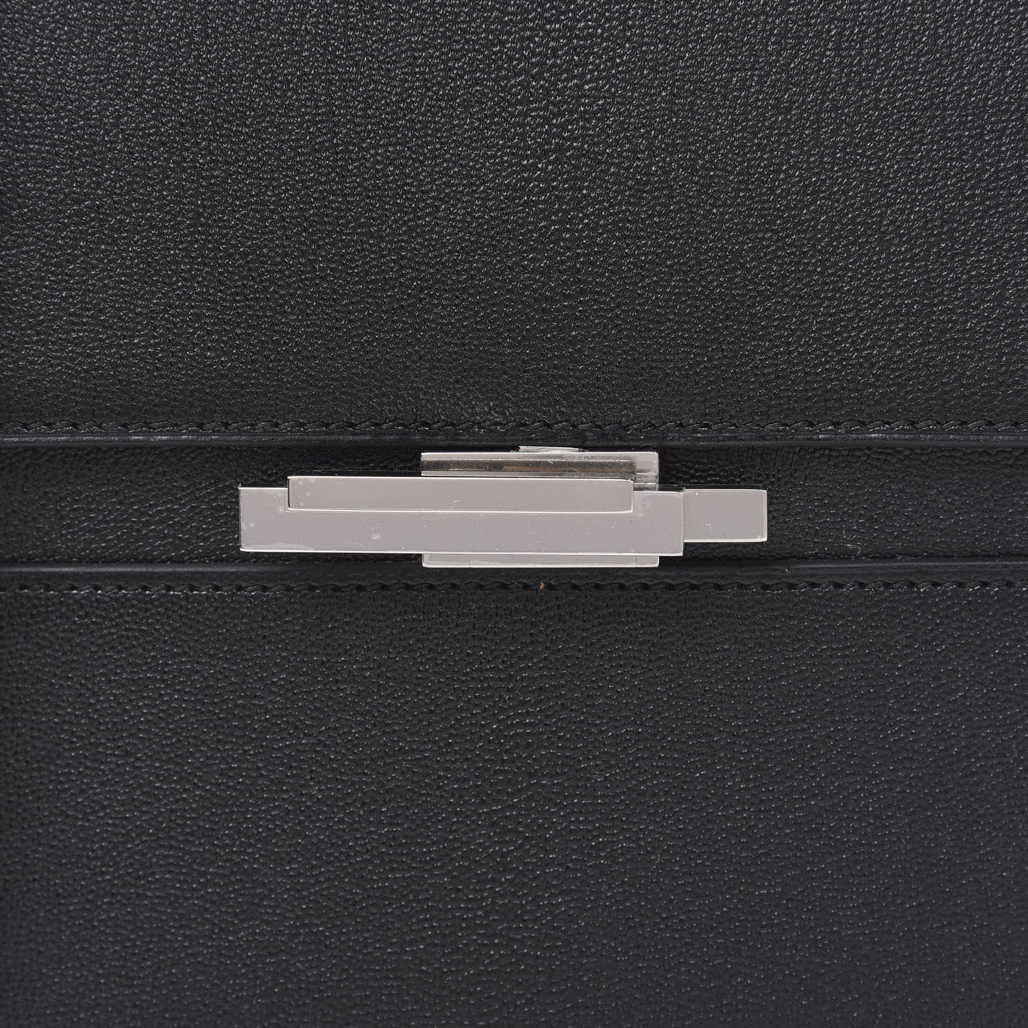 Hermes Chevre Mysore Cinhetic Boxy Top Handle Bag Black 12 of 14