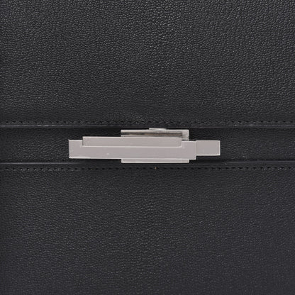 Hermes Chevre Mysore Cinhetic Boxy Top Handle Bag Black 12 of 14
