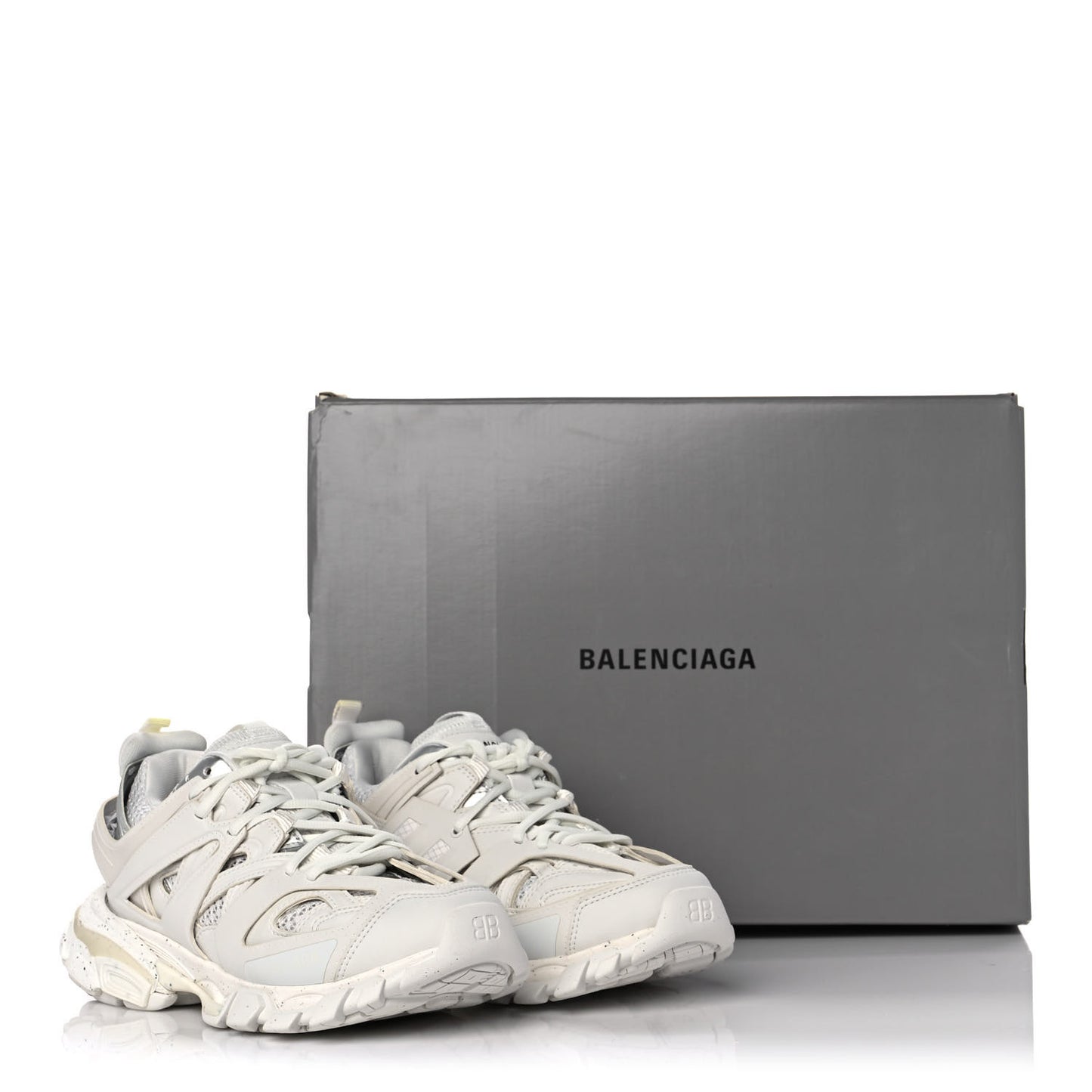 Rubber Mesh Fabric Monocolor Recycled Sole Womens Track Sneakers 36 White