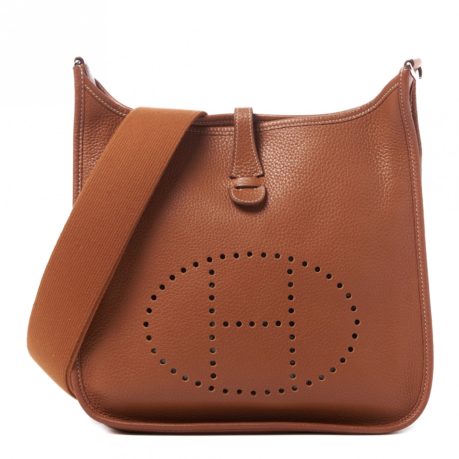 Hermes Taurillon Clemence Evelyne III PM Gold 1 of 8