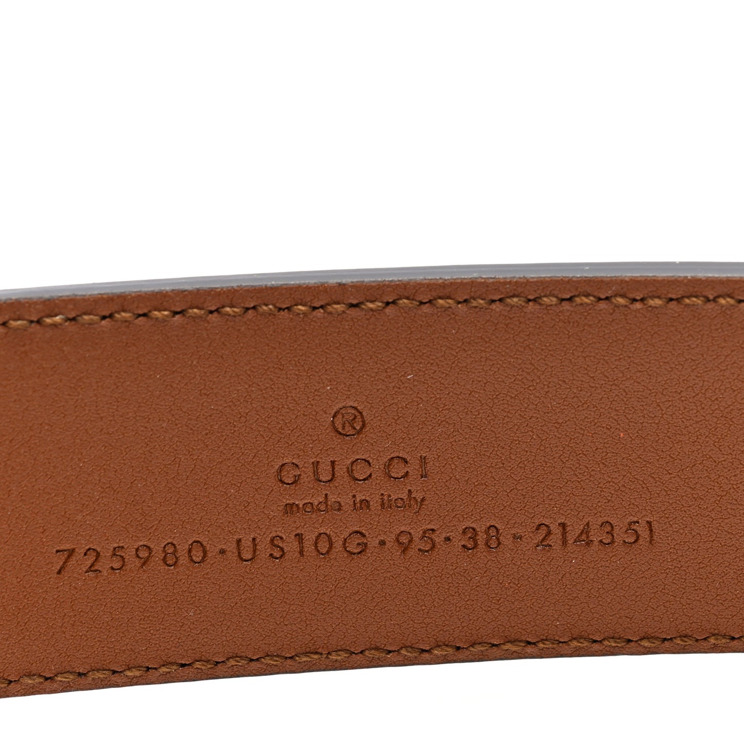 Ciny Calfskin Lux Torchon 35mm Belt 95 38 Cuir