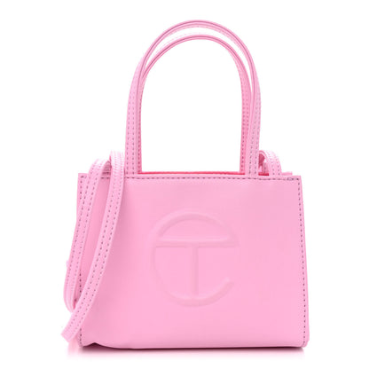 Telfar Vegan Leather Small Shopping Bag Bubblegum 1 of 9