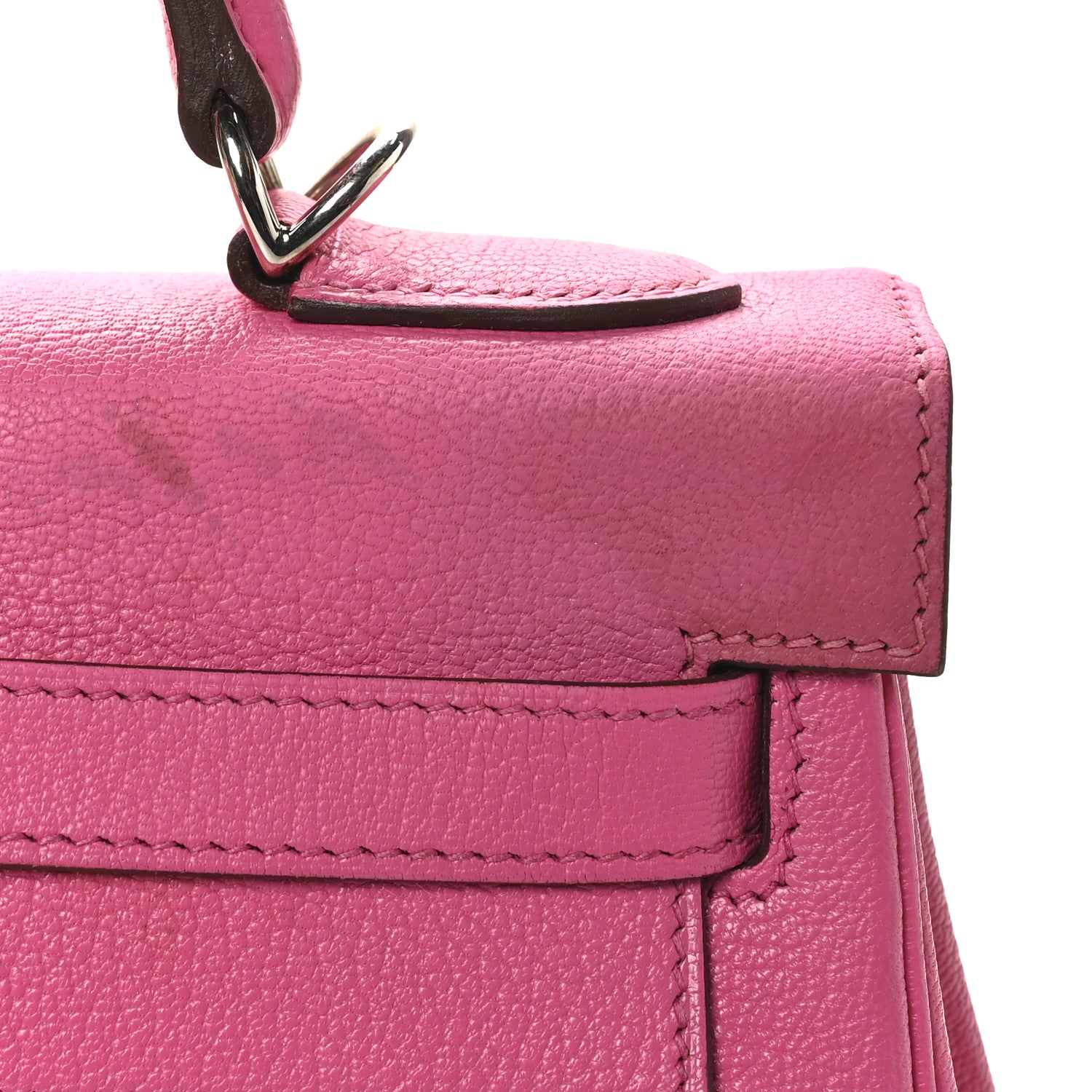 Hermes Chevre Mysore Kelly Sellier 28 Fuchsia 11 of 11