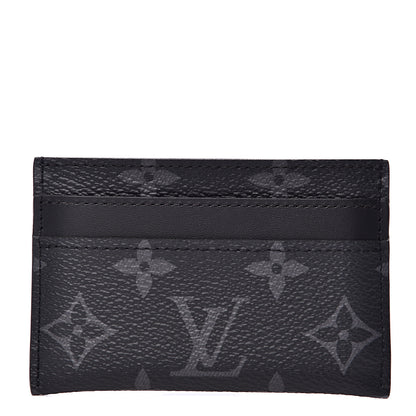 Louis Vuitton Monogram Eclipse Porte-Cartes Double Card Holder 1 of 6