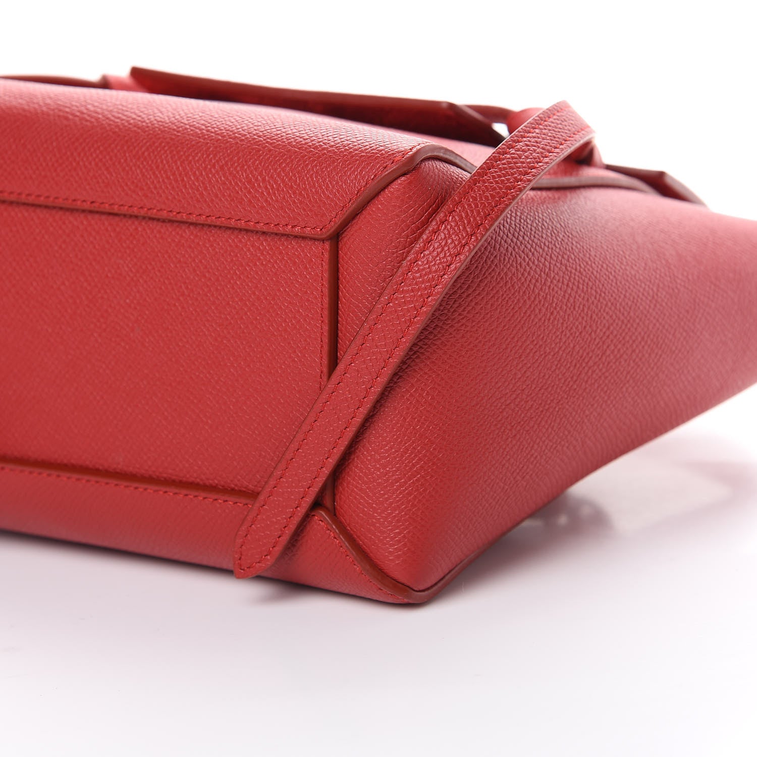Celine Grained Calfskin Nano Belt Bag Coquelicot 9 of 9