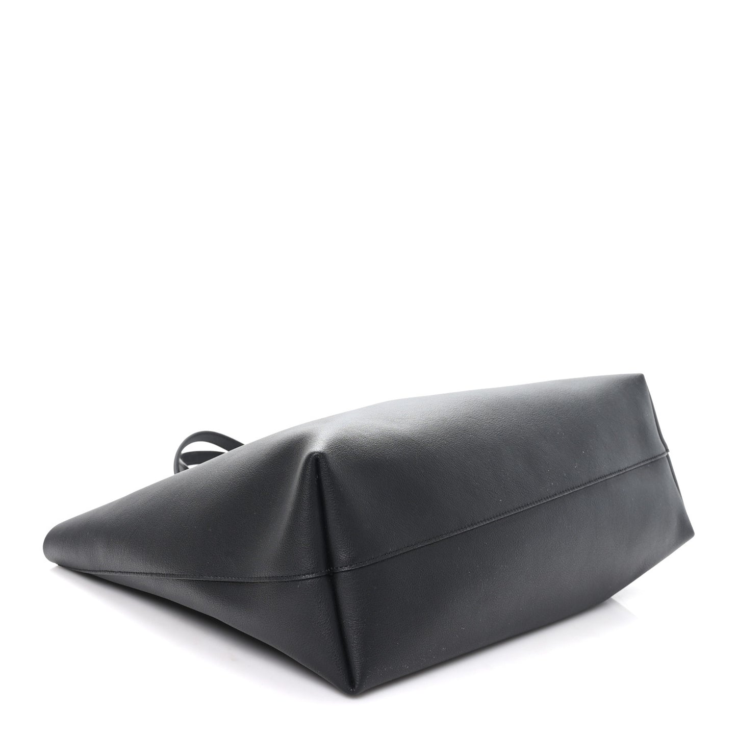 Calfskin Large Shopping Tote Black