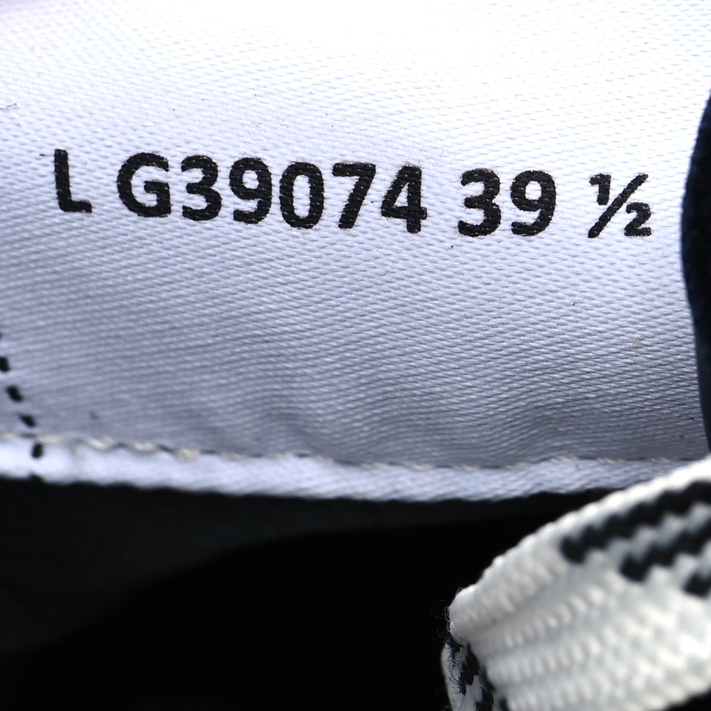 Fabric Suede Kidskin CC Sneakers 39.5 Navy White